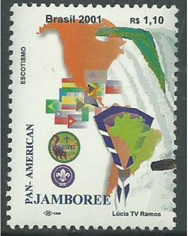 C2361 JAMBOREE 2001 MAPA 10.408 Mint